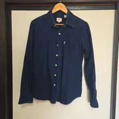 Levi's ダークブルー デニムシャツ Sサイズ