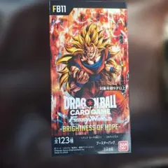 ドラゴンボールカード FB08 3個セット テープカット ドラゴンボールカードBRIGHTNESS OF HOPE テープカット 1BOX - メルカリ