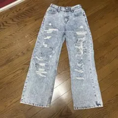 shein ダメージパンツ 140