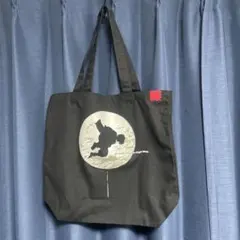 鬼滅の刃 トートバッグ 黒 我妻善逸