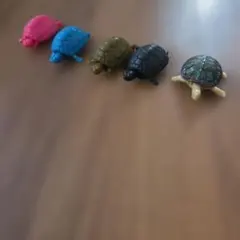 カメ フィギュア 5点セットのサムネイル
