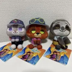 ズートピア2 ＆you マスコット ニック、ジュディ、フラッシュ 3点セット