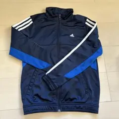 adidas ジップアップジャケット 150 ネイビー/ブルー