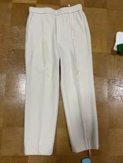 THE SHOP TK ストレートパンツ　ホワイト