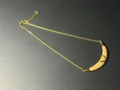 ✅昭和レトロ 三日月モチーフ ネックレス ゴールド ヴィンテージ アンティーク