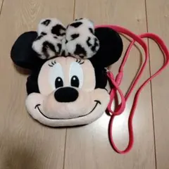 ミニー TDR ディズニーリゾート ポシェット コインケース ヒョウ柄 豹 レア