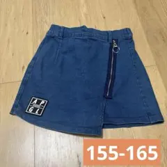 ANAP GIRL デニムキュロットスカート Mサイズ　155 160 165