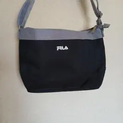 FILA ショルダーバッグ 黒/グレー