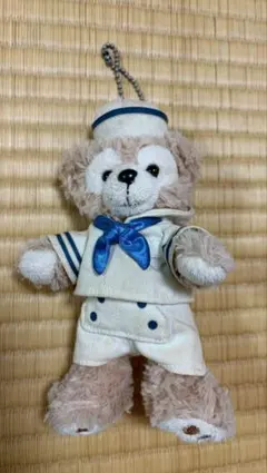ダッフィー　ぬいぐるみバッジ セーラー服