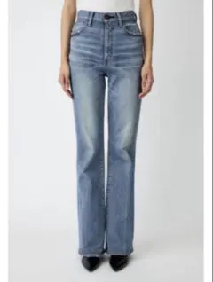 MOUSSY マウジー MVS フレア デニム ロングサイズ 25インチ ブルー