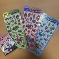 新品未使用　正規　パワーパフガールズ　うるちゅるpopseal 4枚　バブルス