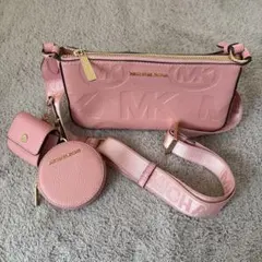 MICHAEL KORS ピンク ショルダーバッグ　マイケルコース　ベビーピンク