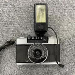Olympus PEN フィルムカメラ 本体 ストロボ付　2867のサムネイル