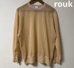 14,850＜6(ROKU)＞SHEER COLOR RIB PULLOVER - メルカリ