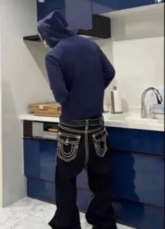 TRUE RELIGION ブラックデニム 29