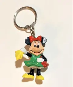 【レア】ディズニー ミニー キーホルダー 昭和 レトロ ヴィンテージ フィギュア