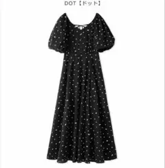 LILY BROWN バックリボンボリュームスリーブワンピース