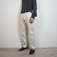 BURBERRY BLACKLABEL コットンチノパンツ アイボリー/CZ44のサムネイル