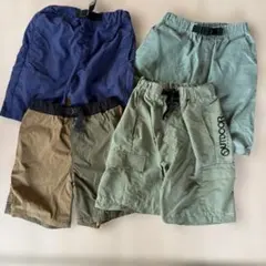 キッズ ハーフパンツ 4枚セット