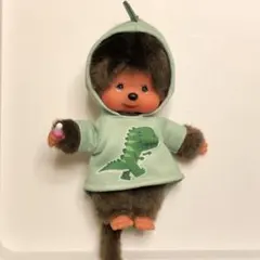 セキグチ　モンチッチ　レトロ顔　恐竜柄スウェット　海外限定　Sサイズ