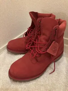極美品完売モデルTimberland】28cmティンバーランド ルビーレッド 