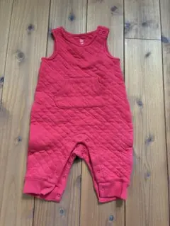 baby GAP 赤 キルティングロンパース
