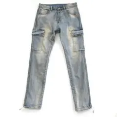 【mnml】ミニマル　ストレッチ　カーゴデニム　0399