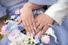 造花ブーケとコサージュセット