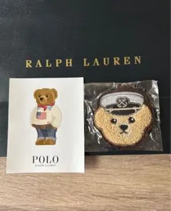 ＊ラルフローレン ノベルティ＊ガチャガチャ＊ポロベアキーホルダー&ステッカー
