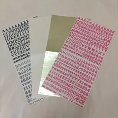 ゆきしるべ様専用　ABCステッカーセット