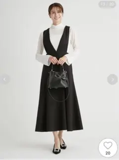 新品未使用 セルフォード　バリエーションジャンパースカート BLK 36