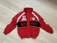 アウター　キッズ　冬　Ferrari キルティングジャケット 赤