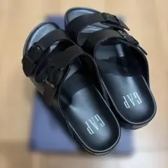 GAP ダブルストラップサンダル ブラックのサムネイル