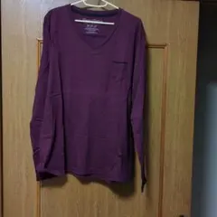 リミテッドエディション VネックTシャツ パープル