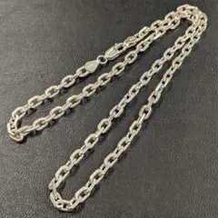 極太 太角 チェーン ネックレス シルバー 925 50cm 5mm - メルカリ