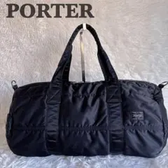 未使用✨ポーター ボストンバッグ ダッフル タンカー ブラック 新品同様 PORTER 吉田カバン ポーター タンカー TANKER DUFFLE BAG(S