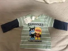 新品未使用　アンパンマン Tシャツ サイズ80 ストライプ
