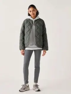 UNIQLO ユニクロヒートテックウルトラストレッチレギンスパンツSサイズグレー