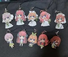 五等分の花嫁　ラバーストラップ 10個セット