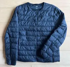 ノーカラーダウン ダウンジャケット