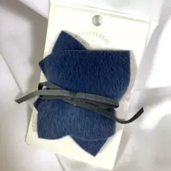 ヘアカフ　ポニーフック　ヘアアクセサリー　髪飾り　ヘアアレンジ　新品　ブルー系