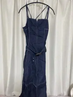 dazzlin ダークデニムキャミワンピース