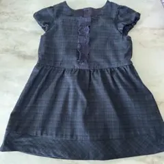 コムサフォセット　ワンピース　ネイビー　フォーマル　100cm