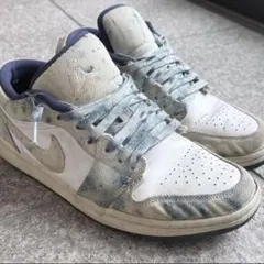 Nike Air Jordan 1 Low デニム スニーカー　swag y2kのサムネイル