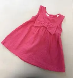 ZARAベビーキッズ 92cm マキシリボン付 ワンピース ピンクのサムネイル