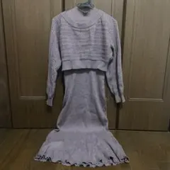 JILL BY JILLSTUART ニットワンピース クロップドセーター付き