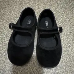 ベルベット バレエフラットシューズ 23(14.3-14.5)