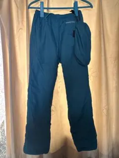 mont-bell 中綿ナイロンパンツリバーシブル 青・紺 収納袋付き