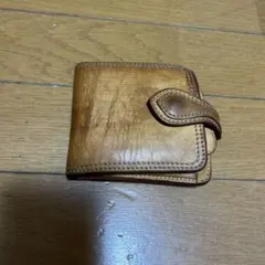 ケイシイズ　レザー 二つ折り財布 ブラウン　ビンテージのサムネイル