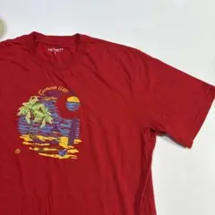 Carhartt WIP レッド Tシャツ Lサイズ ストリート
